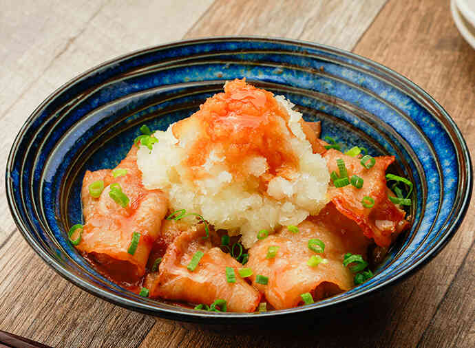 豚肉の生姜焼 おろしのっけ