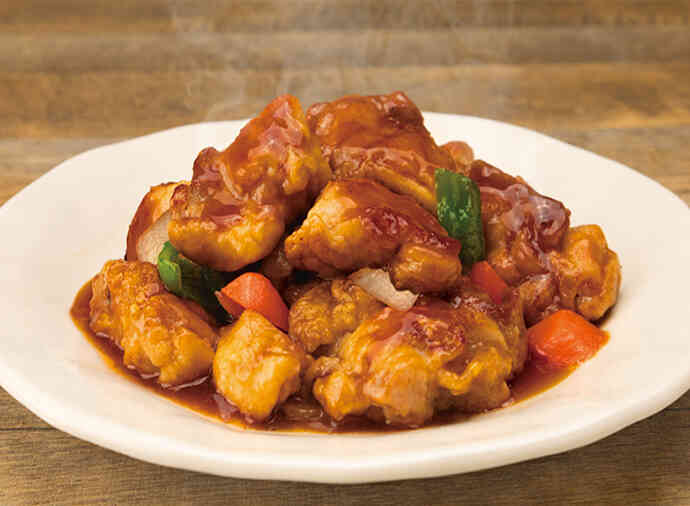 豚小間肉を丸めて作る！肉肉酢豚