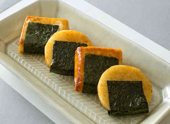 はんぺんと長いものジャン磯辺焼き
