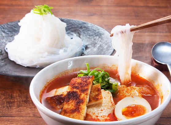 夏勝ち!スンドゥブ ロカボ風つけ麺