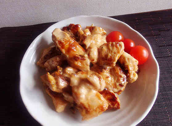 ジャンで作る鶏マヨ