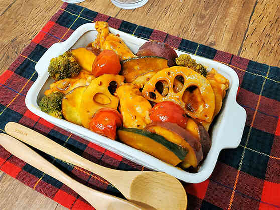 オーブンで作る!鶏肉のトマト煮