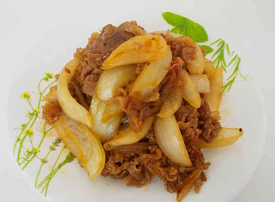 新玉ねぎのプルコギ