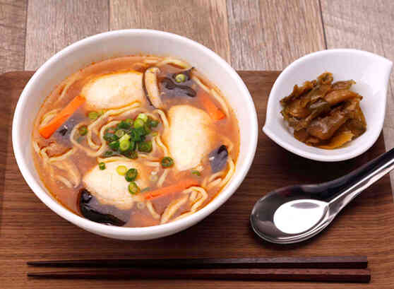 ランチにピッタリ♪酸辣湯ラーメン-
