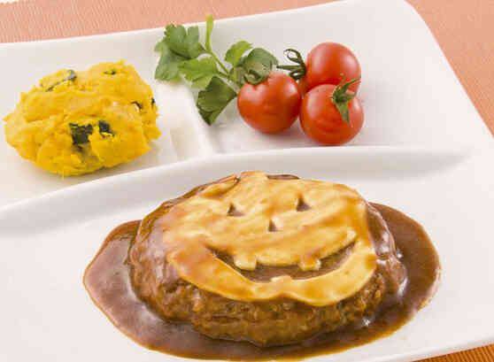 ハロウィン煮込みハンバーグ!