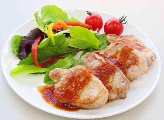 豚ヒレ肉のポークソテー