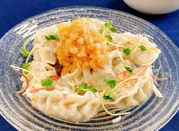 のどごしつるん♪ぶっかけ冷やし水餃子