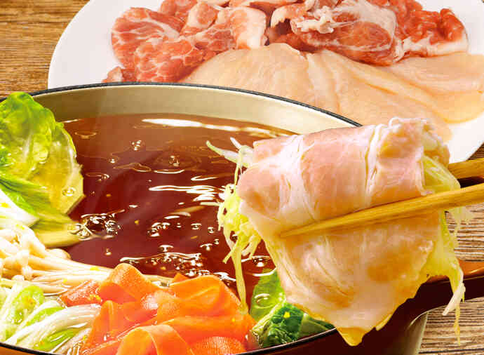 ふわっとゆず香る鶏しゃぶ鍋
