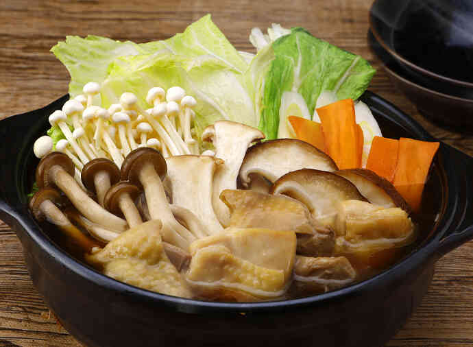 香味油香るきのこ鍋