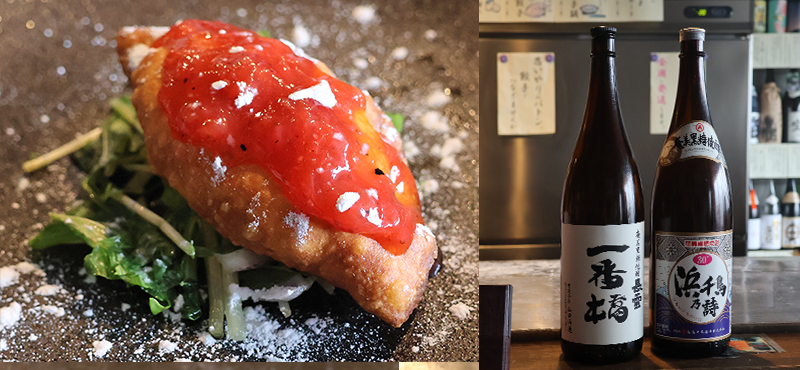 チーズとイチゴを使ったスイーツ餃子