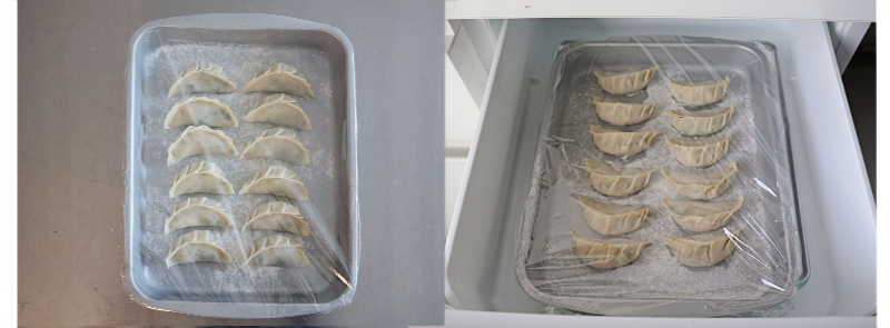 手作り餃子の冷凍保存方法と焼き方