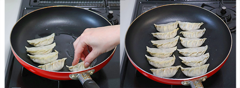 手作り餃子の冷凍保存方法と焼き方