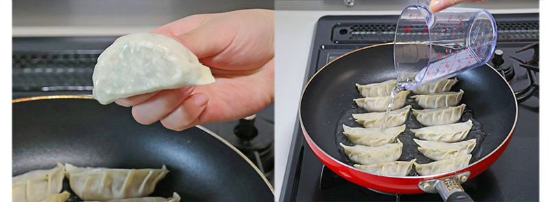 手作り餃子の冷凍保存方法と焼き方