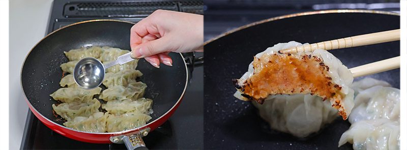 手作り餃子の冷凍保存方法と焼き方