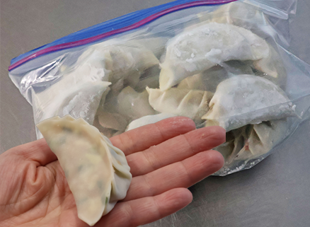 手作り餃子の冷凍保存方法と焼き方
