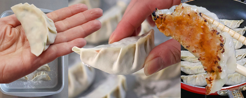 手作り餃子の冷凍保存方法と焼き方