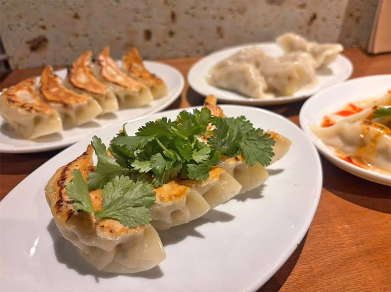レギュラーメニューと季節の餃子