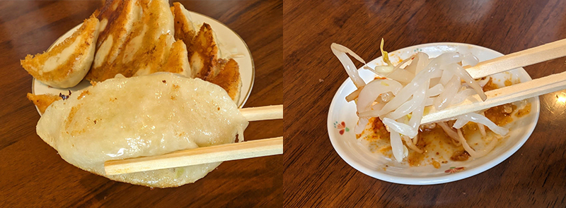 老舗の味を受け継ぐ「ぎょうざ七福」